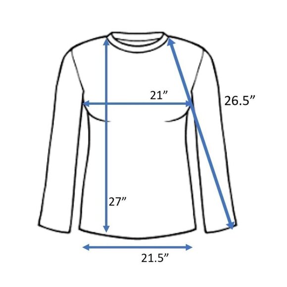 Newport News Pastel Blue Unique Zipper Design Top - M - Picture 8 of 8